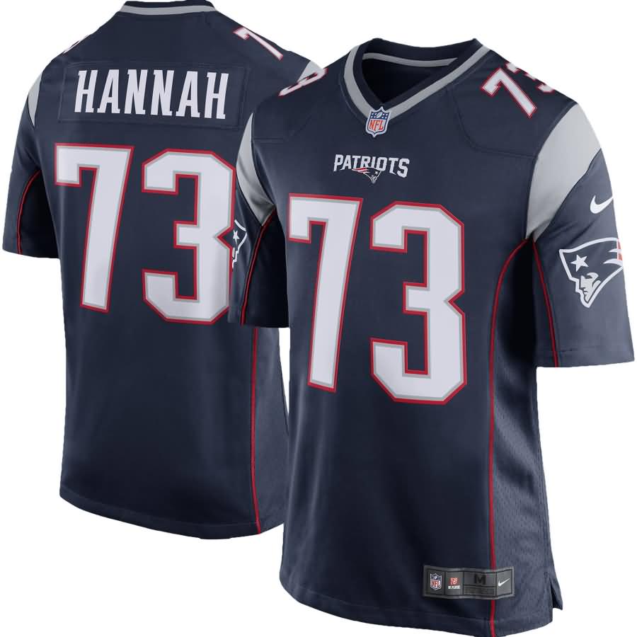 John Hannah New England Patriots Nike Retired Player Game Jersey - Navy Blue