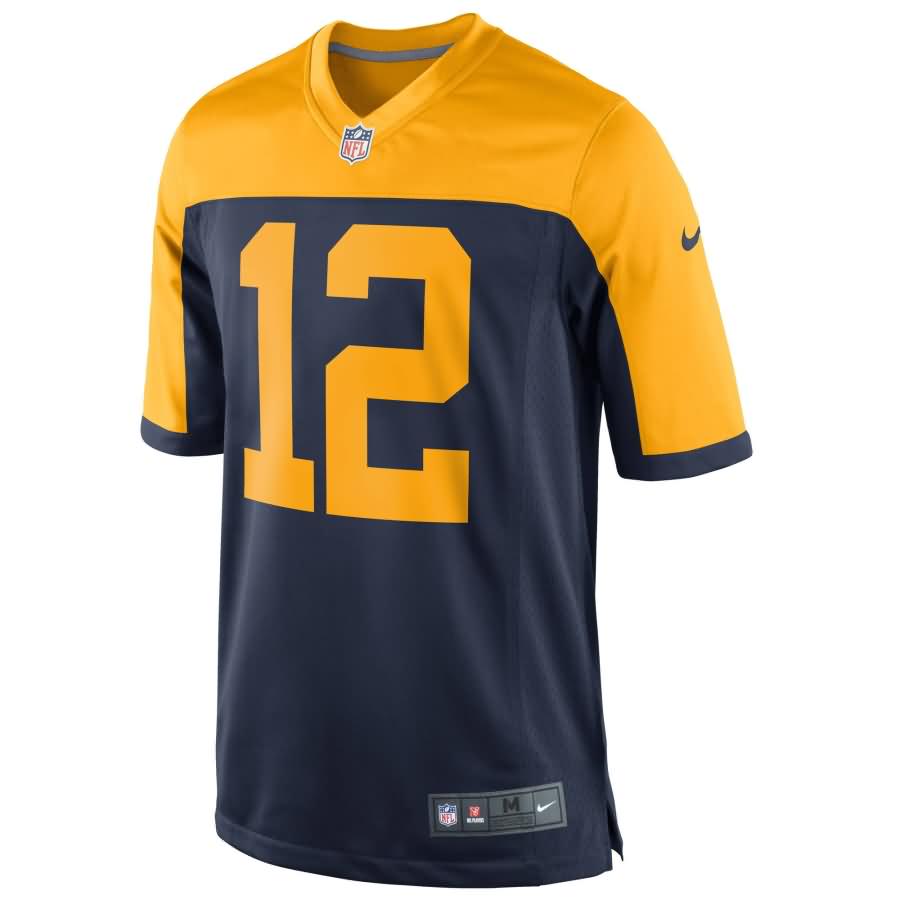 Aaron Rodgers Green Bay Packers Nike Youth Alternate Game Jersey - Navy Blue