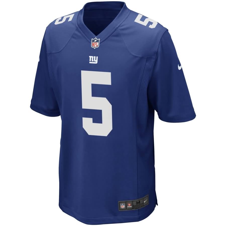 Steve Weatherford New York Giants Youth Nike Team Color Game Jersey - Royal Blue