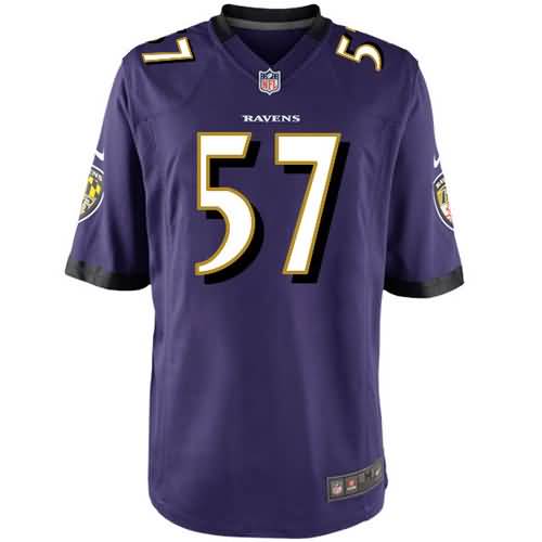C.J. Mosley Baltimore Ravens Youth Nike Team Color Game Jersey - Purple