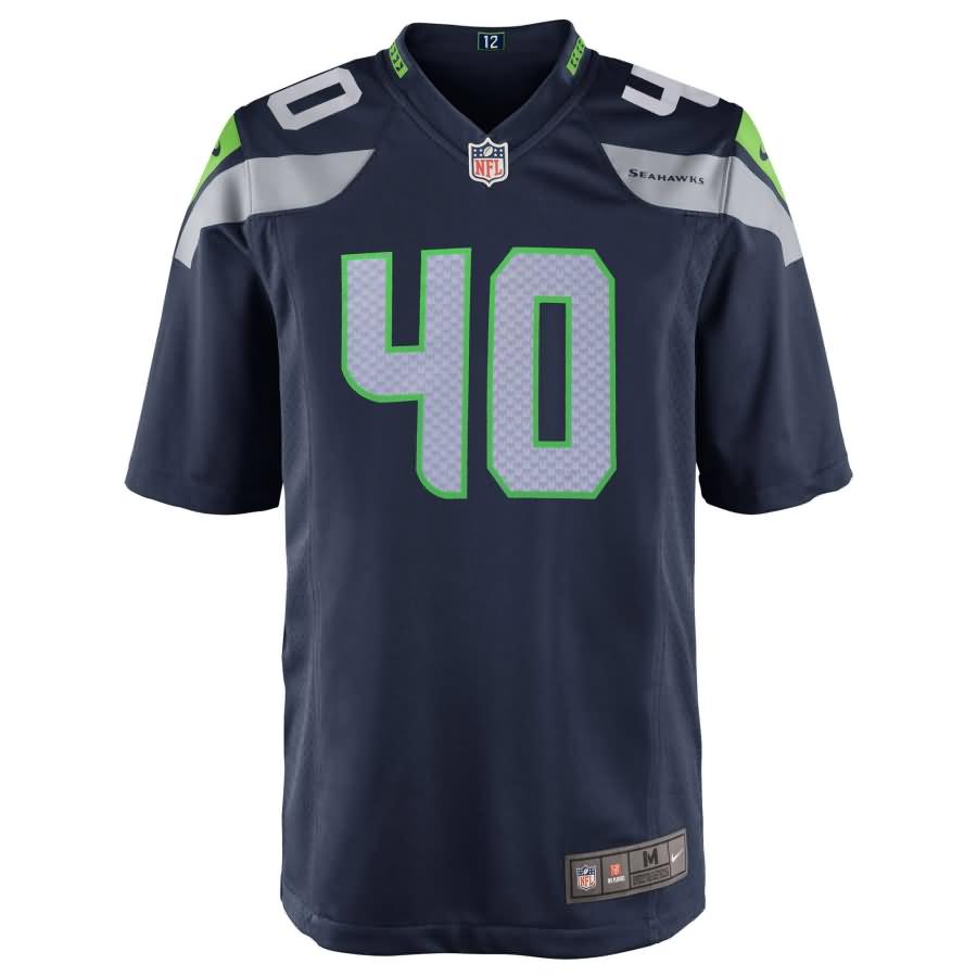 Derrick Coleman Seattle Seahawks Youth Nike Team Color Game Jersey - Navy Blue