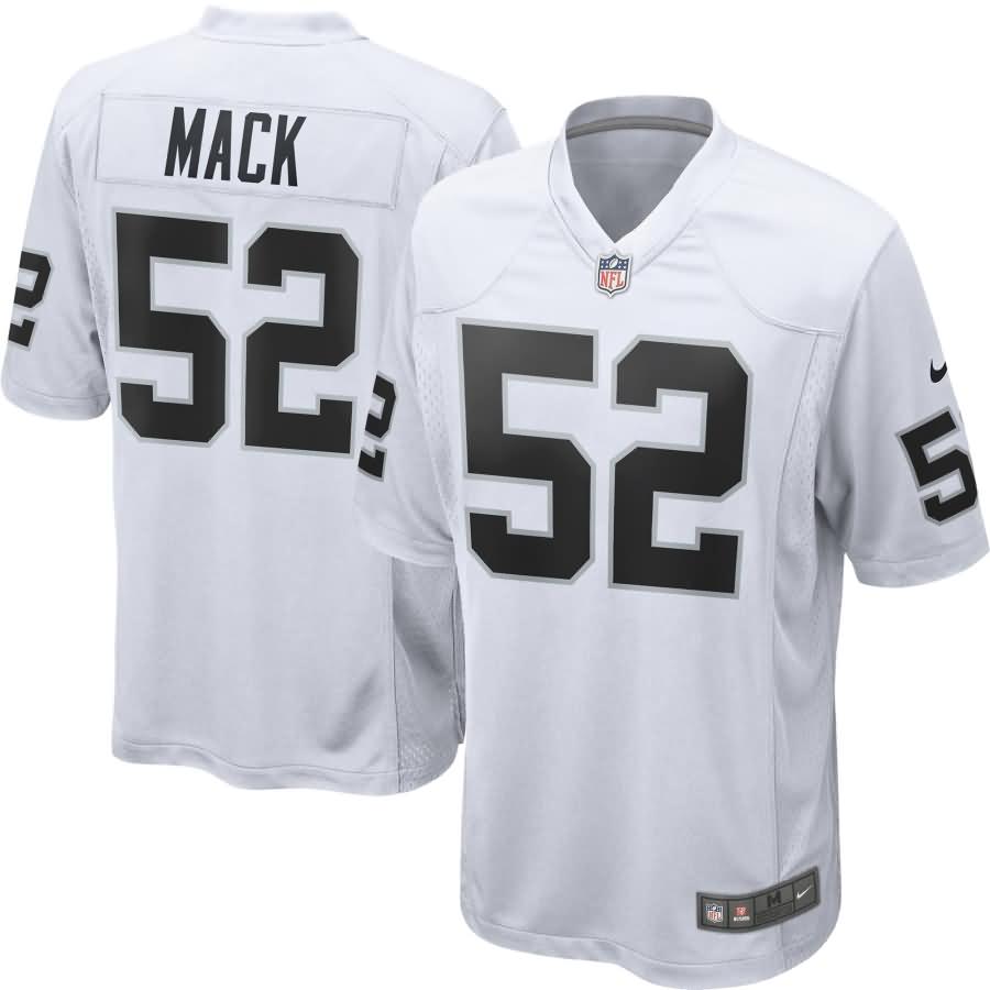 Khalil Mack Oakland Raiders Nike Youth Game Jersey - White