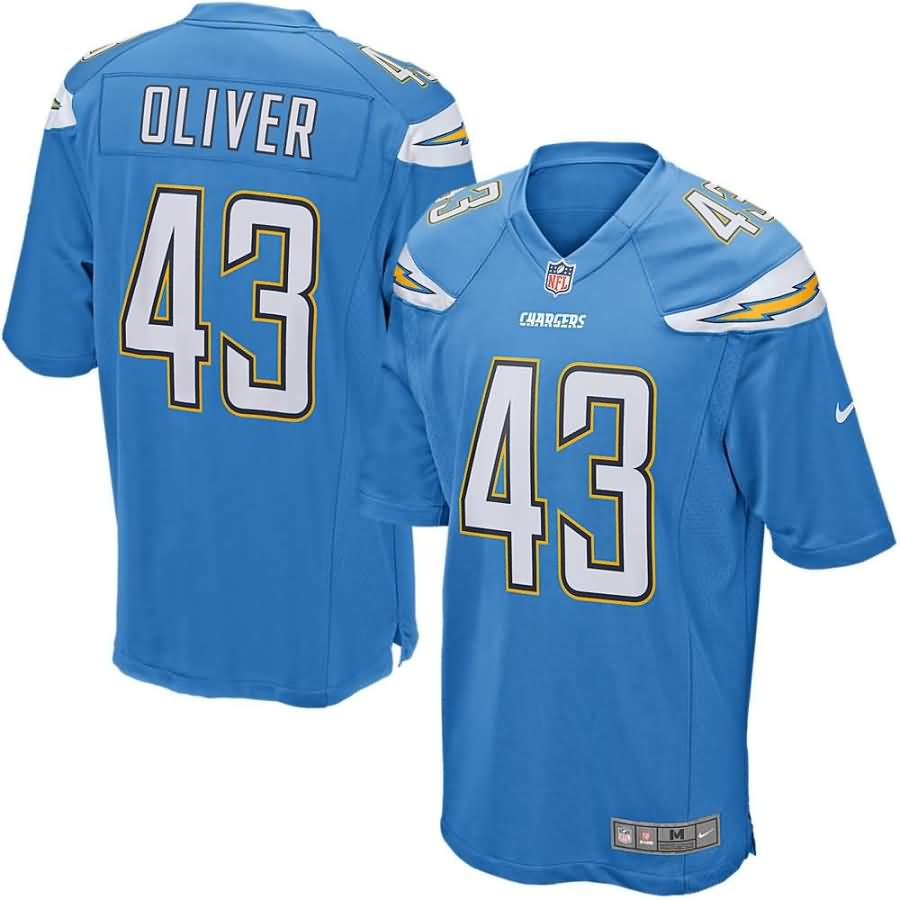 Branden Oliver Los Angeles Chargers Nike Youth Alternate Game Jersey - Powder Blue