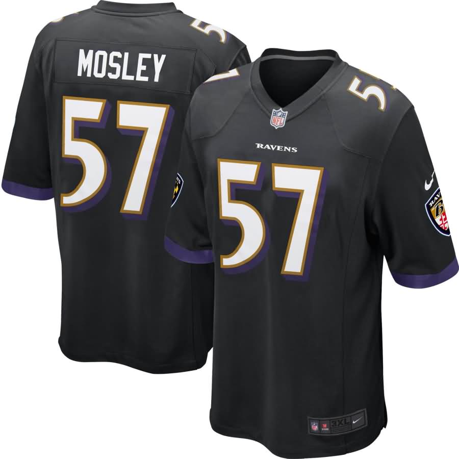 C.J. Mosley Baltimore Ravens Nike Youth Alternate Game Jersey - Black