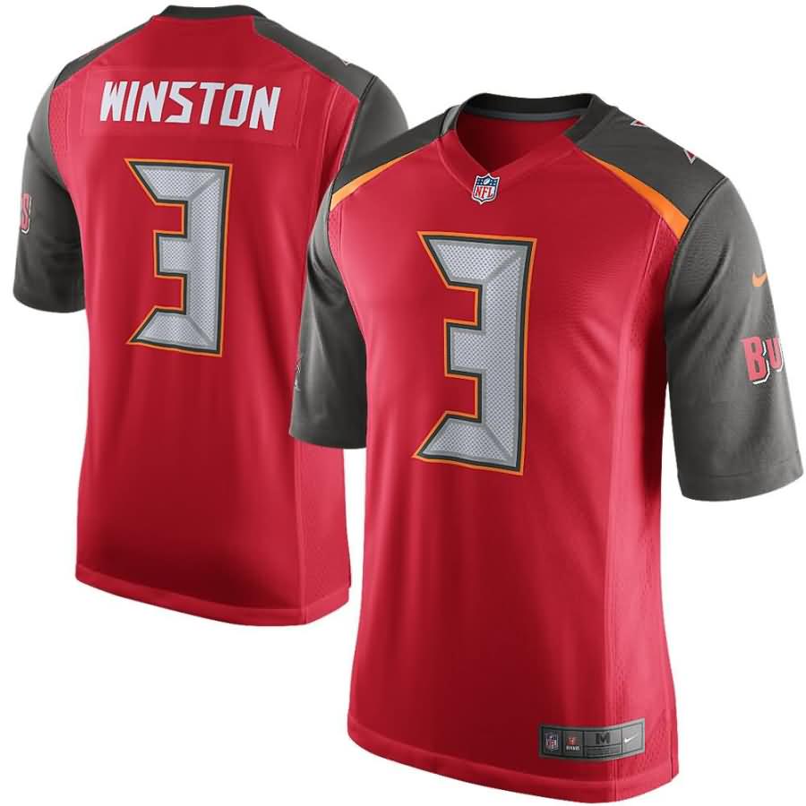 Jameis Winston Tampa Bay Buccaneers Nike Youth Game Jersey - Red