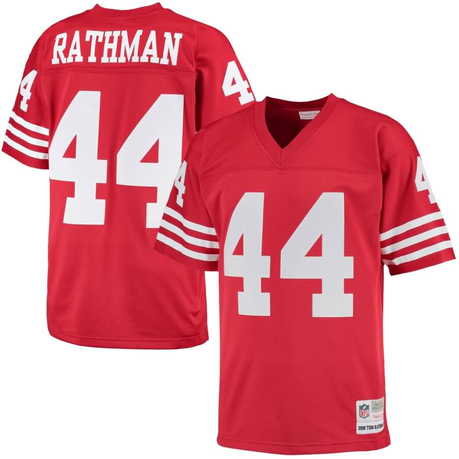 Tom Rathman San Francisco 49ers Mitchell & Ness Retired Player Replica Jersey - Scarlet