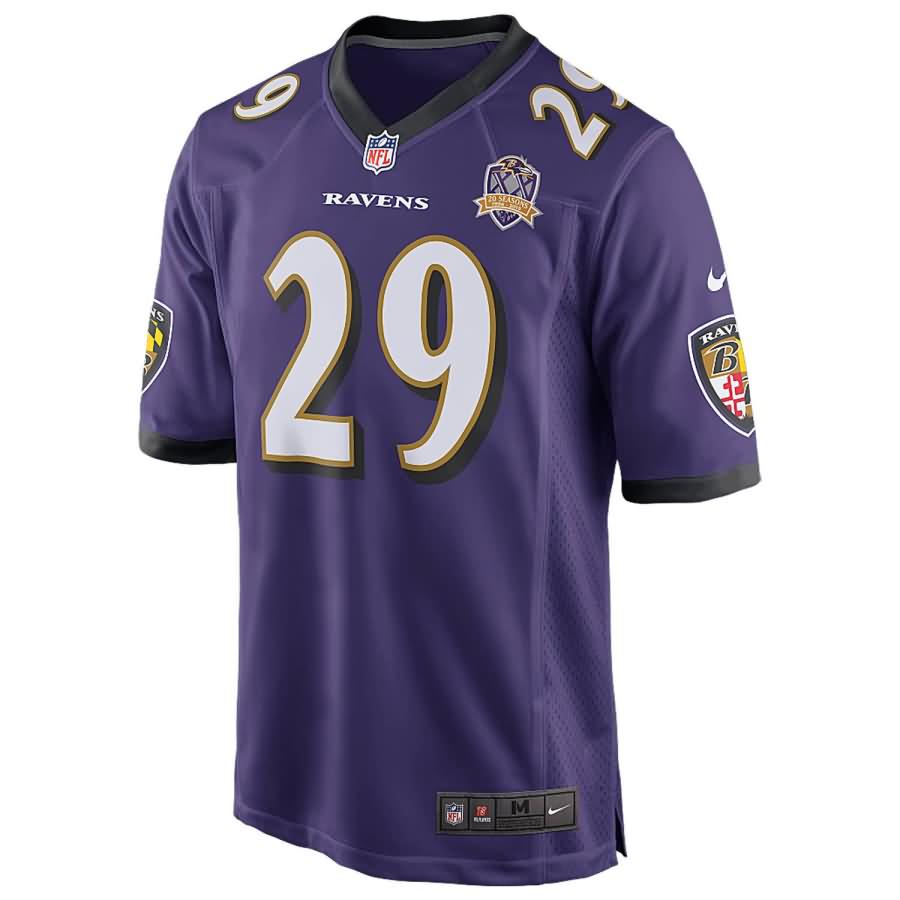 Justin Forsett Baltimore Ravens Nike Team Game 2015 Patch Jersey - Purple
