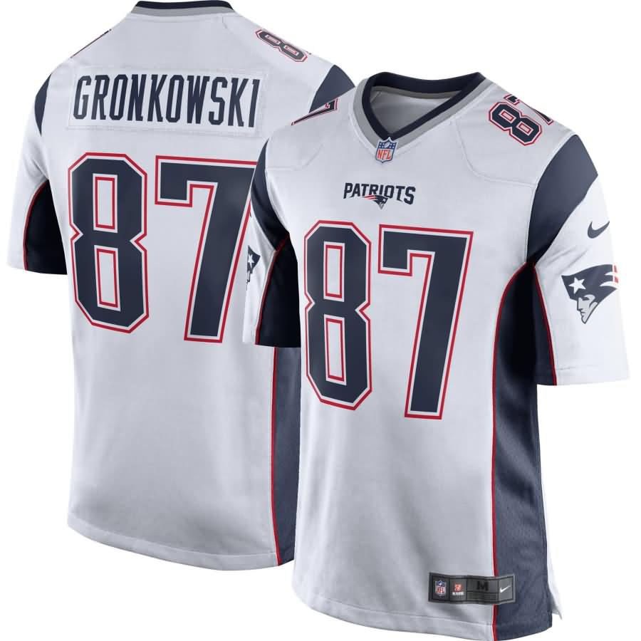 Rob Gronkowski New England Patriots Nike Youth Game Jersey - White