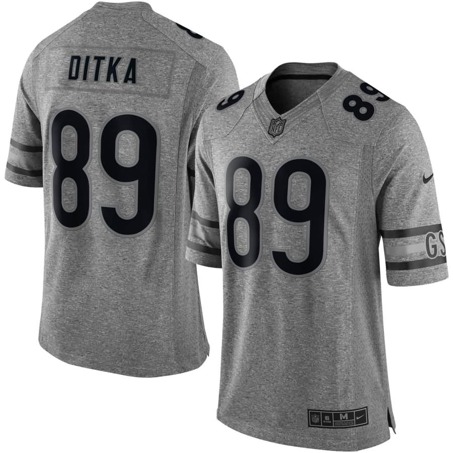 Mike Ditka Chicago Bears Nike Gridiron Gray Limited Jersey - Gray