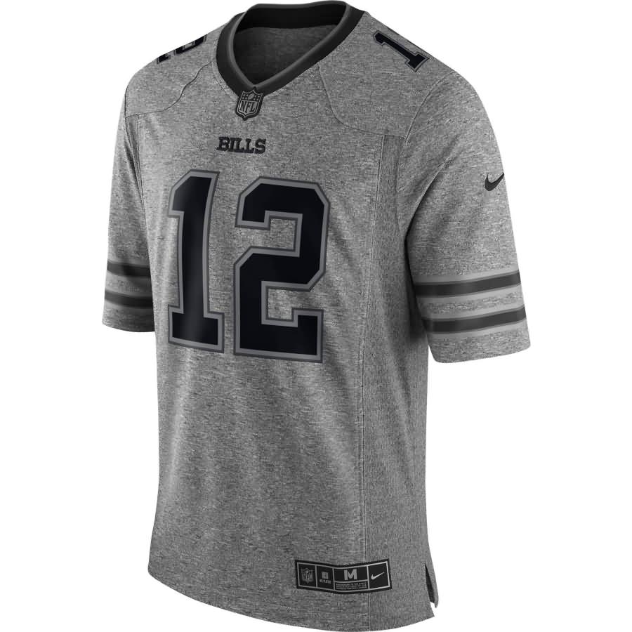Jim Kelly Buffalo Bills Nike Gridiron Gray Limited Jersey - Gray