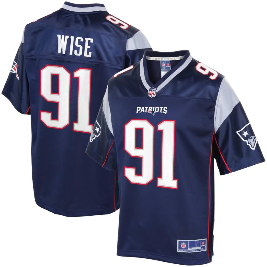 Deatrich Wise New England Patriots NFL Pro Line Player Jersey - Navy