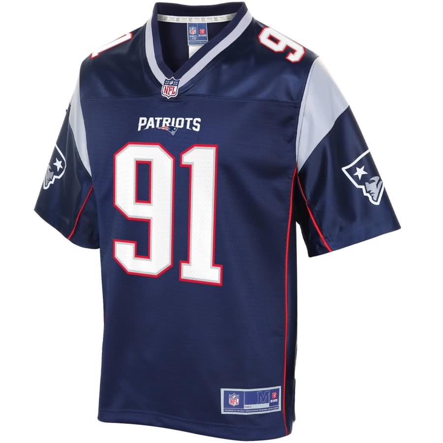 Deatrich Wise New England Patriots NFL Pro Line Player Jersey - Navy