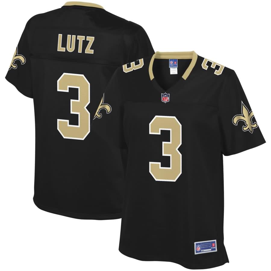 Wil Lutz New Orleans Saints NFL Pro Line Women's Team Color Player Jersey - Black