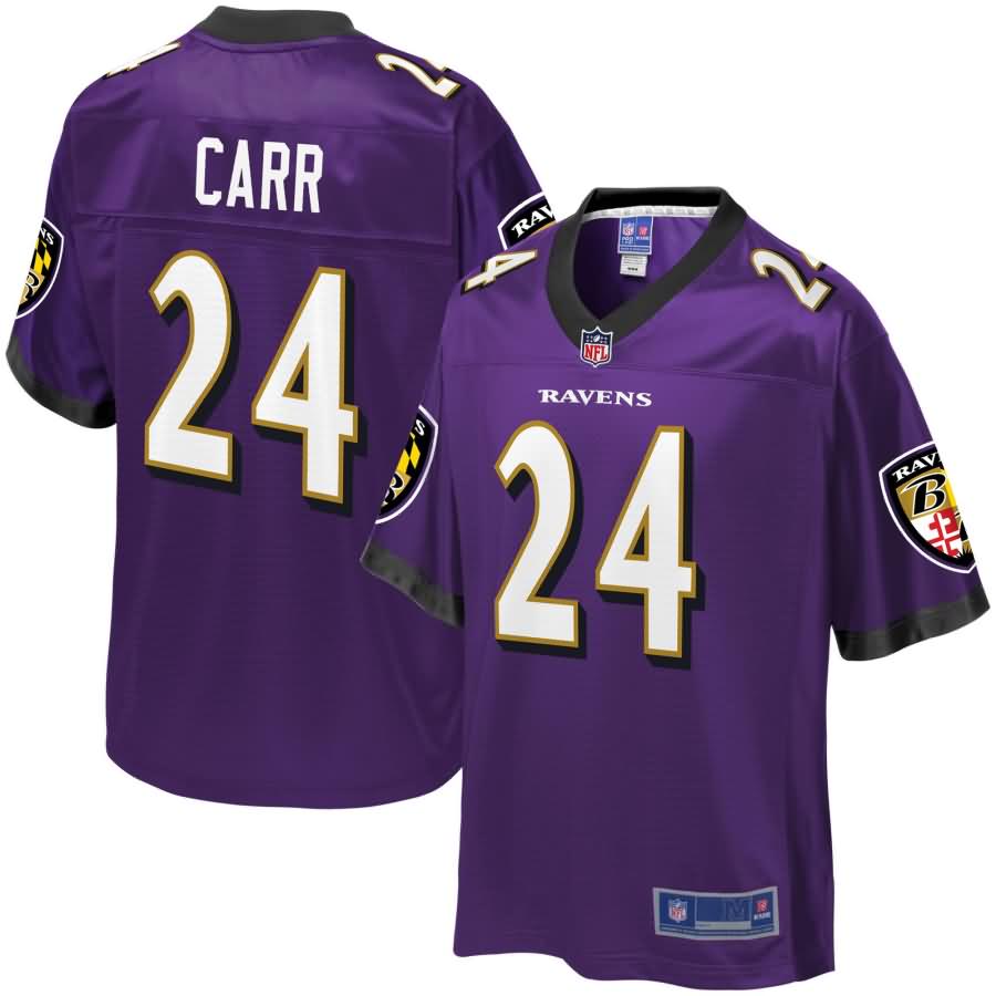 Brandon Carr Baltimore Ravens NFL Pro Line Team Color Player Jersey - Purple