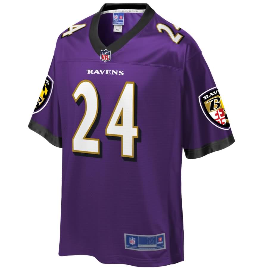 Brandon Carr Baltimore Ravens NFL Pro Line Team Color Player Jersey - Purple
