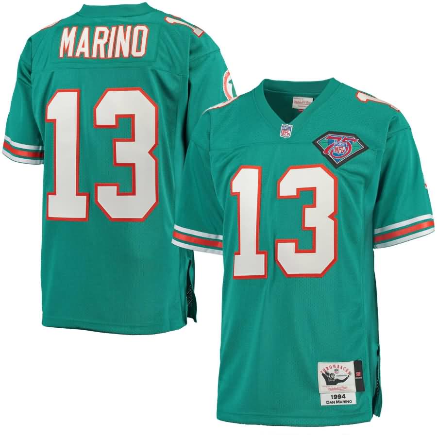 Dan Marino Miami Dolphins Mitchell & Ness Authentic Throwback Jersey - Aqua