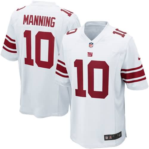 Eli Manning New York Giants Nike Youth Game Jersey - White