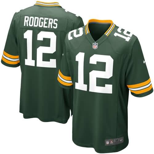 Aaron Rodgers Green Bay Packers Nike Youth Game Jersey - Green
