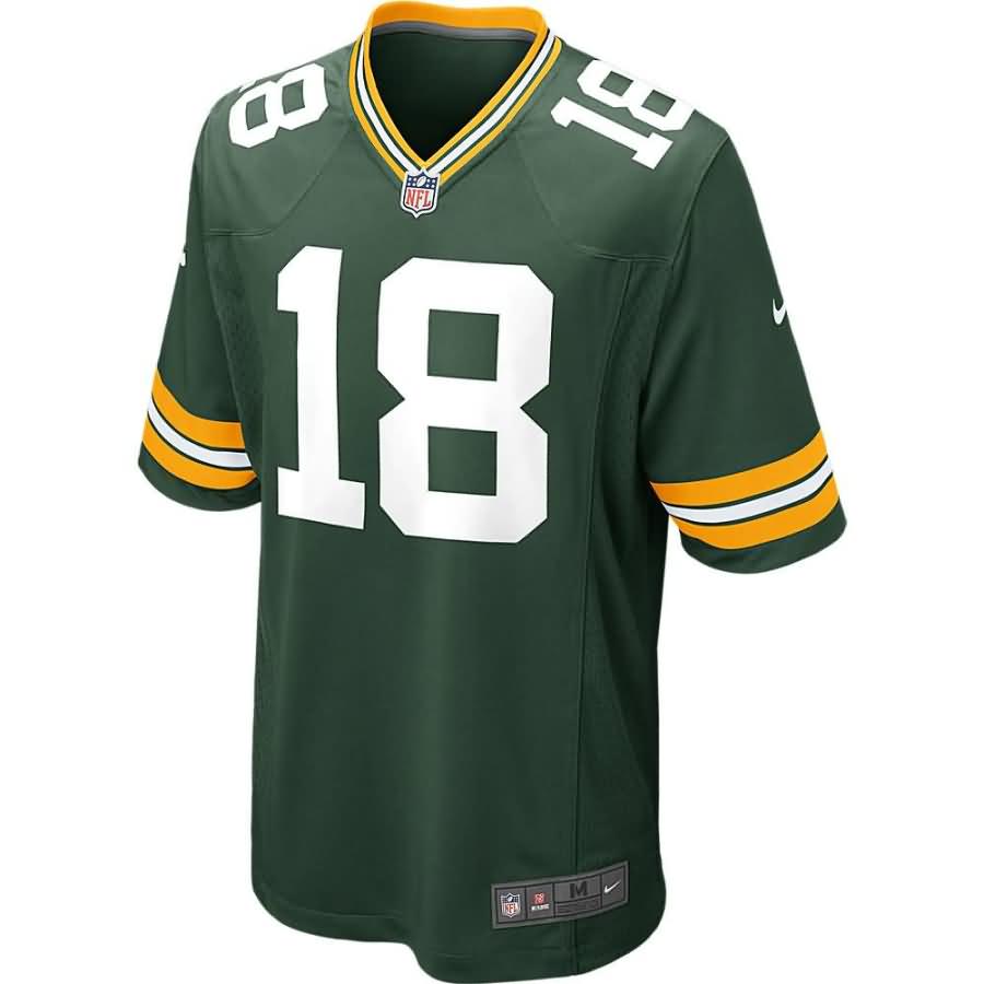 Randall Cobb Green Bay Packers Nike Youth Team Color Game Jersey - Green