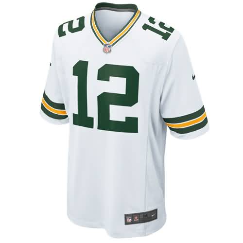 Aaron Rodgers Green Bay Packers Nike Youth Game Jersey - White