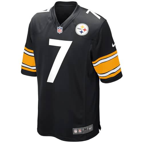 Ben Roethlisberger Pittsburgh Steelers Nike Youth Team Color Game Jersey - Black