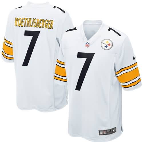 Ben Roethlisberger Pittsburgh Steelers Nike Youth Game Jersey - White