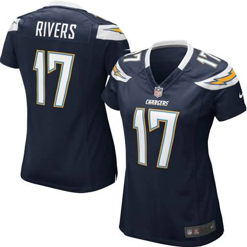 Philip Rivers Los Angeles Chargers Nike Girls Youth Replica Game Jersey - Navy Blue