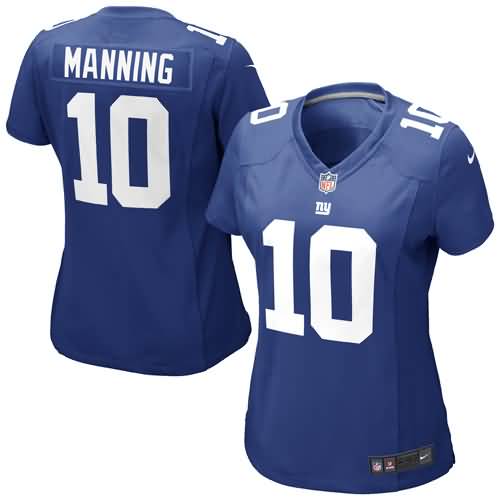 Eli Manning New York Giants Nike Girls Youth Game Jersey - Royal Blue