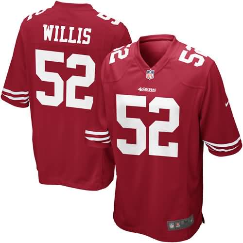 Patrick Willis San Francisco 49ers Nike Game Jersey - Scarlet