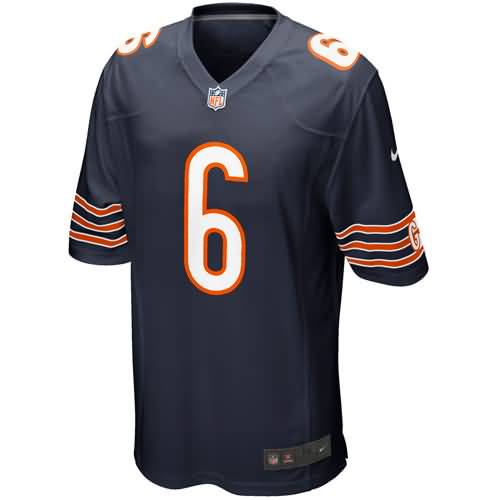 Jay Cutler Chicago Bears Nike Game Jersey - Navy Blue