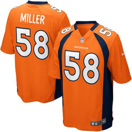 Von Miller Denver Broncos Nike Game Jersey - Orange