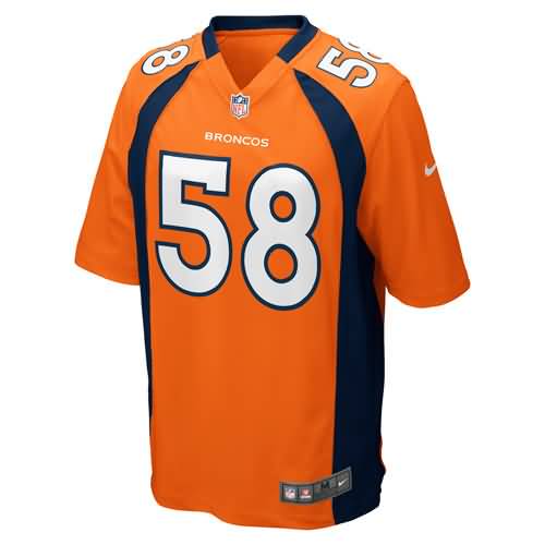Von Miller Denver Broncos Nike Game Jersey - Orange