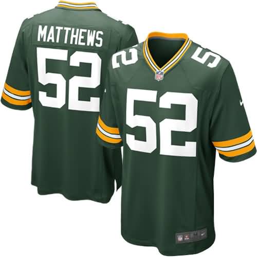 Clay Matthews Green Bay Packers Nike Game Jersey - Green