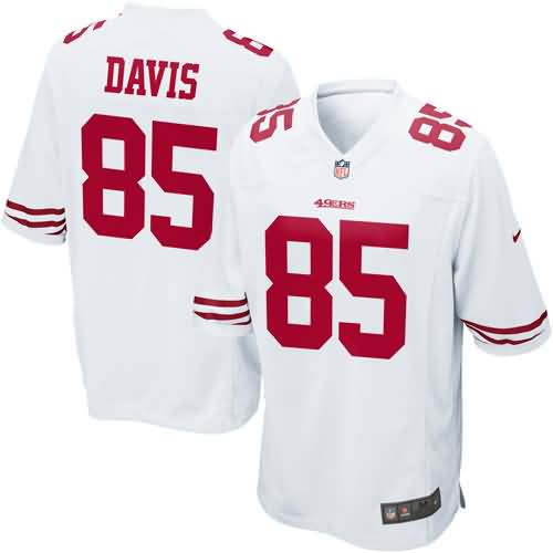 Vernon Davis San Francisco 49ers Nike Game Jersey - White