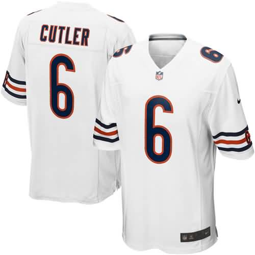 Jay Cutler Chicago Bears Nike Game Jersey - White