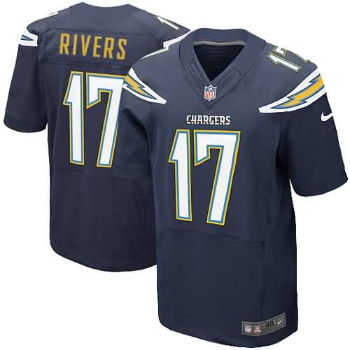 Philip Rivers Los Angeles Chargers Nike Elite Jersey - Navy Blue