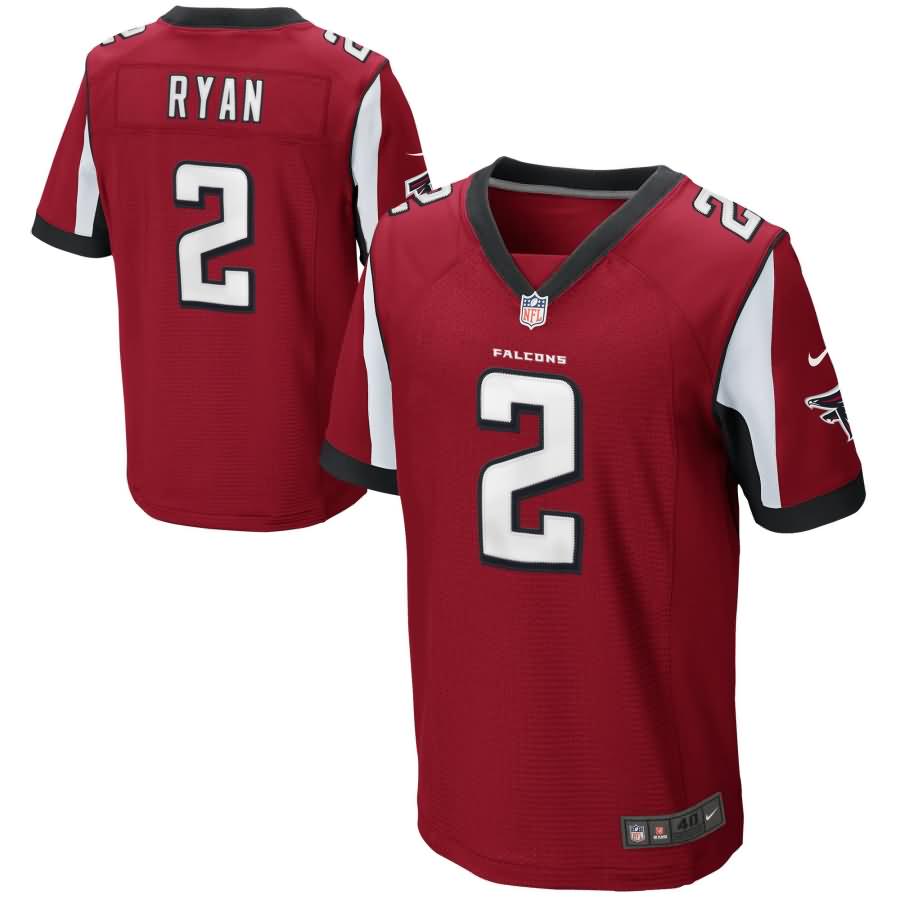 Matt Ryan Atlanta Falcons Nike Elite Jersey - Red