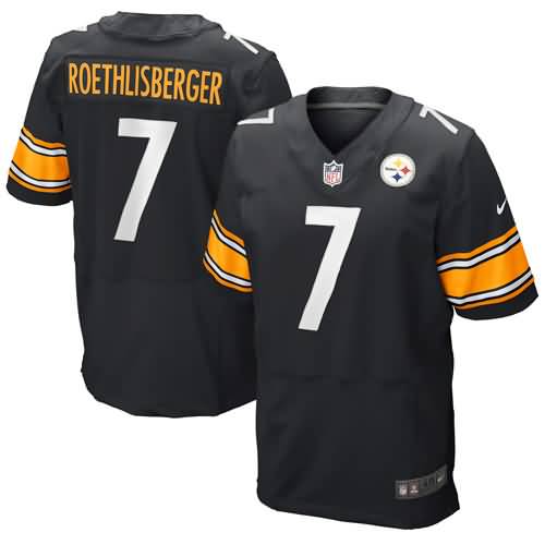 Ben Roethlisberger Pittsburgh Steelers Nike Elite Jersey - Black