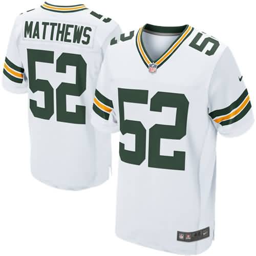 Clay Matthews Green Bay Packers Nike Elite Jersey - White