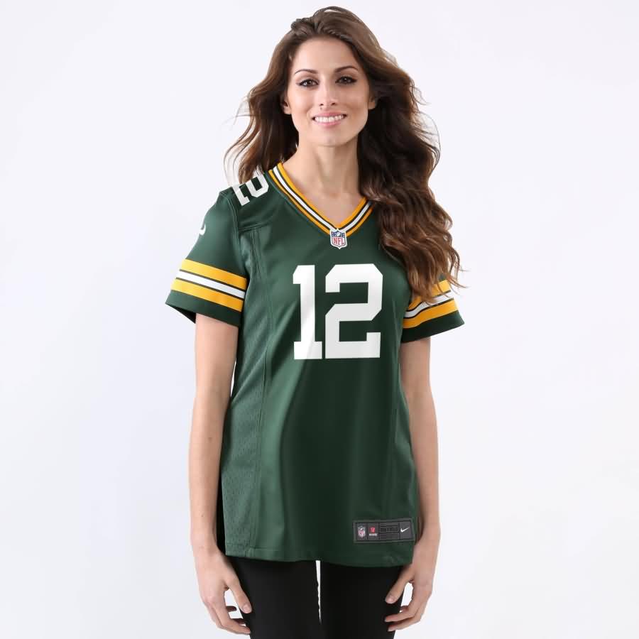 Aaron Rodgers Green Bay Packers Nike Women's Game Jersey - Green