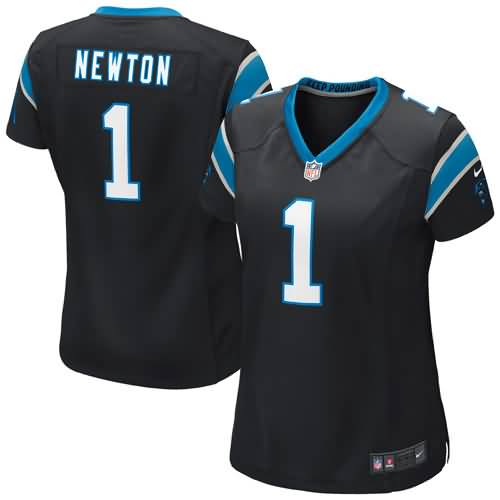 Cam Newton Carolina Panthers Nike Women's Game Jersey - Black