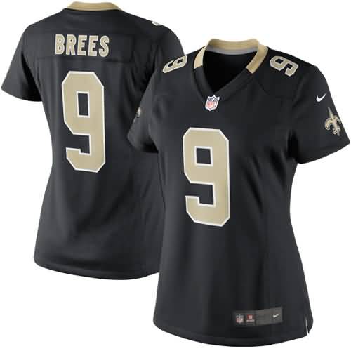 Drew Brees New Orleans Saints Nike Women's Game Jersey - Black
