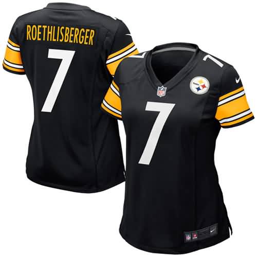 Ben Roethlisberger Pittsburgh Steelers Nike Women's Game Jersey - Black