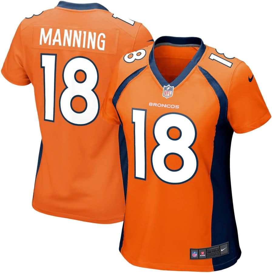 Peyton Manning Denver Broncos Nike Women's Game Jersey - Orange