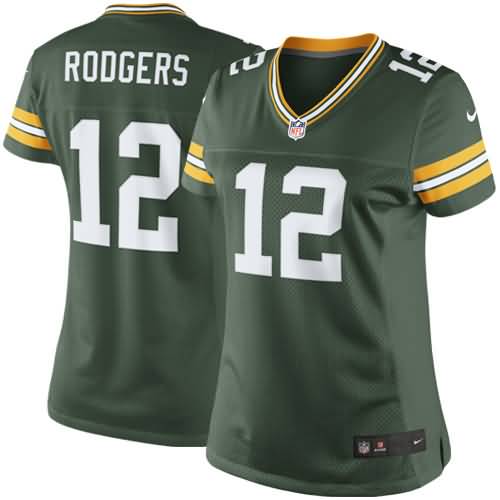Aaron Rodgers Green Bay Packers Nike Women's Limited Jersey - Green