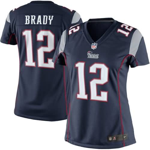 Tom Brady New England Patriots Nike Women's Limited Jersey - Navy Blue