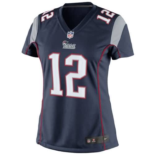 Tom Brady New England Patriots Nike Women's Limited Jersey - Navy Blue