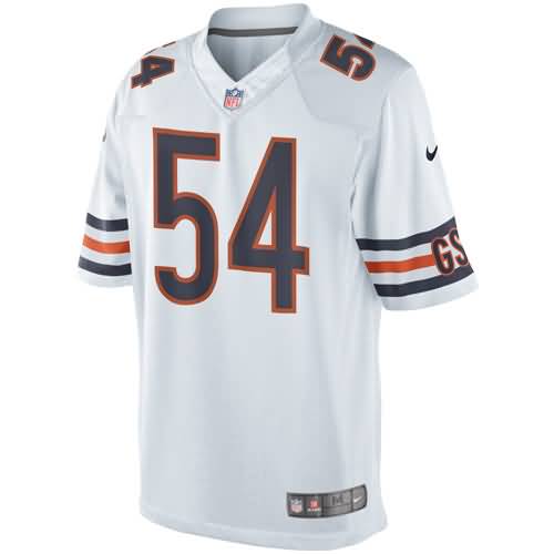 Brian Urlacher Chicago Bears Nike Limited Jersey - White