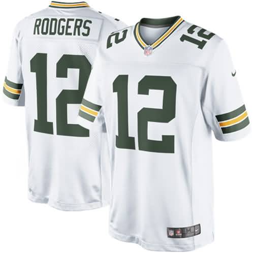 Aaron Rodgers Green Bay Packers Nike Limited Jersey - White