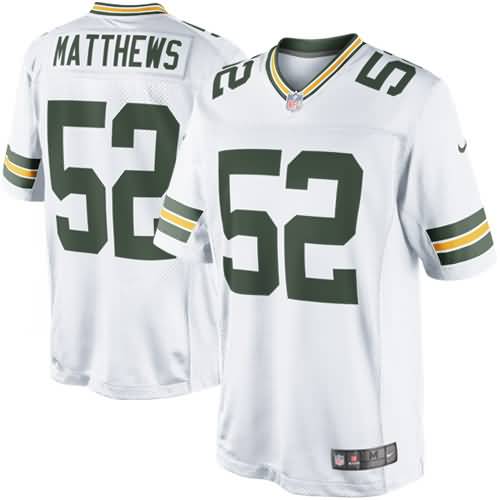 Clay Matthews Green Bay Packers Nike Limited Jersey - White